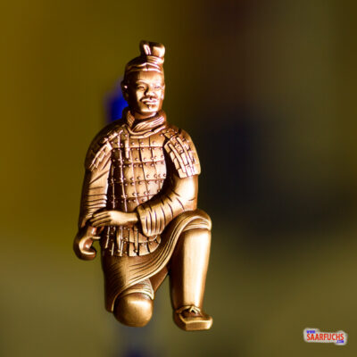Kneeling Archer Geocoin Vorderseite