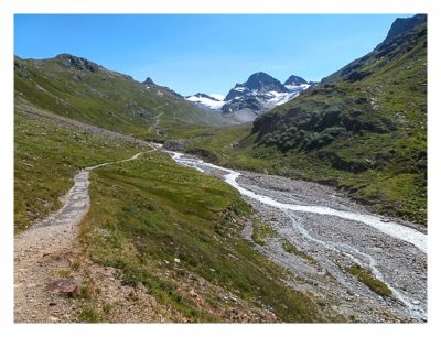 Geocaching in der Silvretta - der Weg zur Hütte