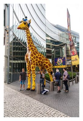 Die Lego-Giraffe in Berlin - der deutsche Geocache mit den meisten Favoritenpunkten