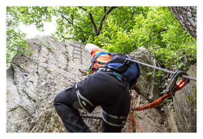 Der Mittelrheinklettersteig hat auch Geocaches zu bieten