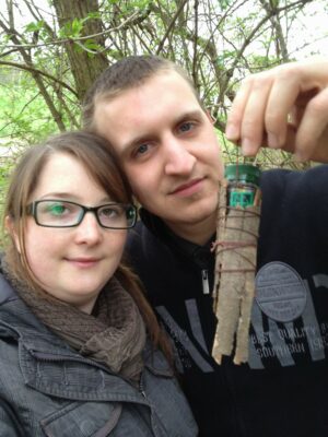 Das Geocaching-Team "Team Ur-Pils", das ich hier im Interview habe...