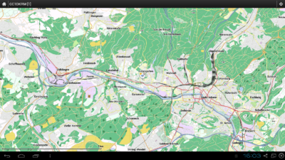 Installation Offline-Karte in c:geo Geocaching App - Karte
