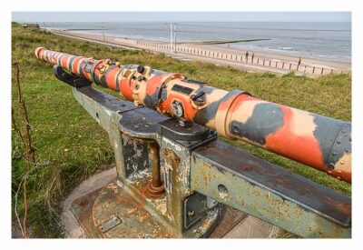 LP: Atlantikwall - Stp Tirpitz (Museum Raversyde) - Entfernungsmesser mit Anzeige