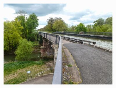 Radtour von Saarbrücken nach Straßburg: Kanalbrücke Saaralbe