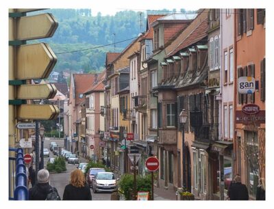 Radtour von Saarbrücken nach Straßburg: Saverne Einkaufsstrasse