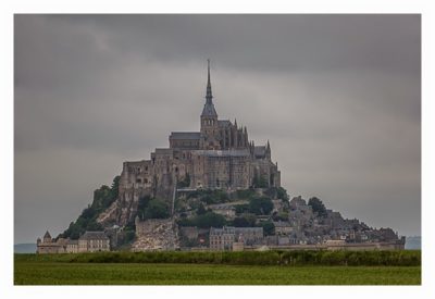 Mont Saint Michel - Blick über die Felder