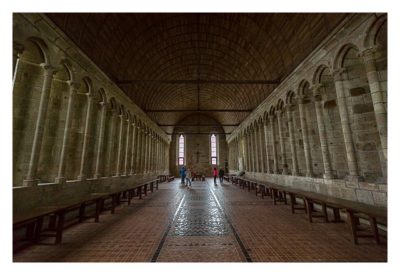 Mont Saint Michel - Der Speisesaal der Mönche