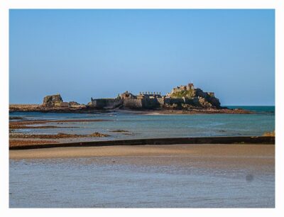 Jersey - Elizabeth Castle - Blick vom Strand