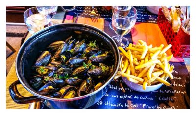 Saint Malo - Geocaching in historischer Kulisse - Moules frites