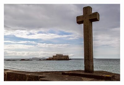 Saint Malo - Geocaching in historischer Kulisse - Blick auf das Fort Nationale