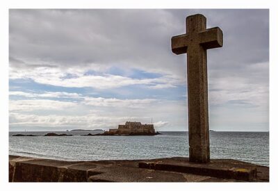 Saint Malo - Geocaching in historischer Kulisse - Blick auf das Fort Nationale