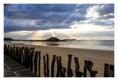 Saint Malo - Geocaching in historischer Kulisse - Fort Nationale in der Sonne