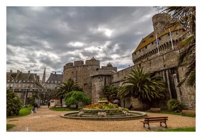 Saint Malo - Geocaching in historischer Kulisse - Park vor der Burg