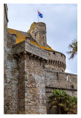 Saint Malo - Geocaching in historischer Kulisse - Festungsmauer der Burg