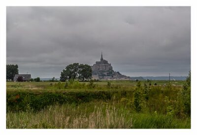 Mont Saint Michel - Blick vom Parkplatz