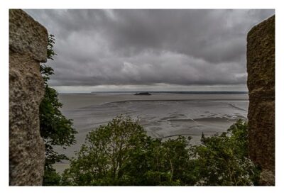 Mont Saint Michel - Der Blick von der Mauer