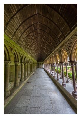 Mont Saint Michel - Säulen am Kreuzgang