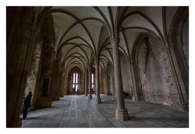 Mont Saint Michel - Die Halle für die Gäste