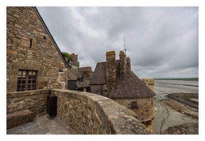 Mont Saint Michel - Auf den Mauern