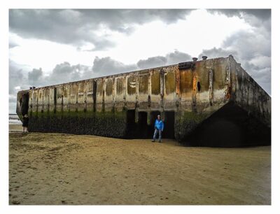 Östliche Landungsstrände - Arromanches - Ein Teil des Hafens