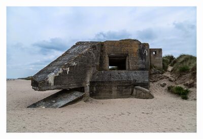 Westliche Landungsstrände - WN10 Bunker für Feldgeschütz