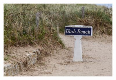 Westliche Landungsstrände - Utah Beach Schild