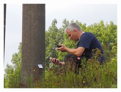 11. Geocaching-Meisterschaft - Christoph am Hinweis