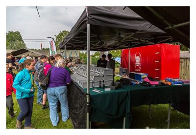 Geocaching in Flandern - The Great War Event - Verkaufsstände