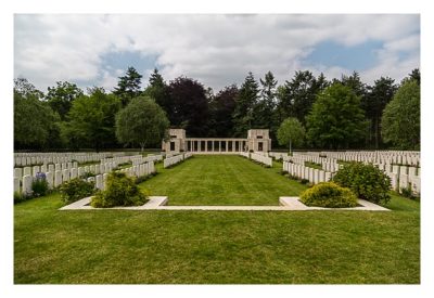 Geocaching in Flandern - The Great War Event - Soldatenfriedhof im Polygonwald