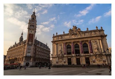 Geocaching in Flandern - Lille - Industrie- und Handelskammer und Oper