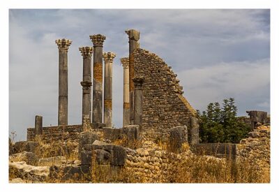 Volubilis - Blick von Hinten auf das Kapitol