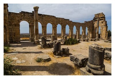 Volubilis - der Innenraum der Basilika