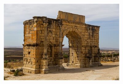 Volubilis - Der Triumpfbogen zu Ehren des Caracalla