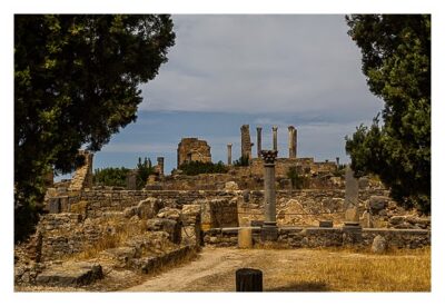 Volubilis - Erster Blick auf das Kapitol