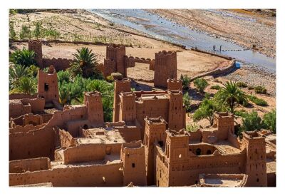 Aït-Ben-Haddou - Blick von oben auf die Altstadt