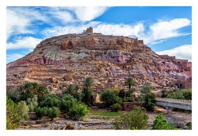 Aït-Ben-Haddou - Der Stadthügel mit dem Kornspeicher