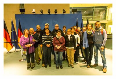 Mit dem Berufsgeocacher ins Bundeskanzleramt - Gruppenfoto unserer Führung