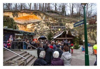 Valkenburg - Weihnachtsmarkt - Am Eingang