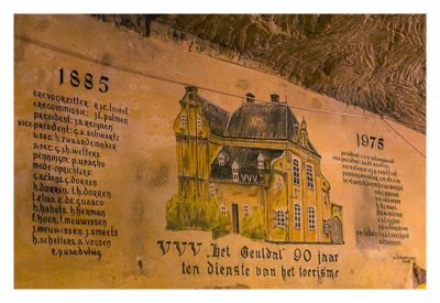 Valkenburg - Weihnachtsmarkt - Wandgemälde Geschichte