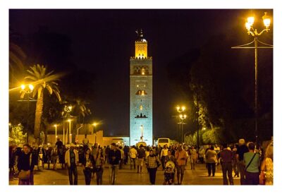 Marrakesch - Koutobia bei Nacht