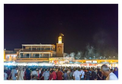Marrakesch - Gauklerplatz am Abend