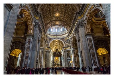 Rom: Der Vatikan - Im Petersdom