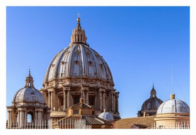 Rom: Der Vatikan - Petersdom: seine Kuppeln