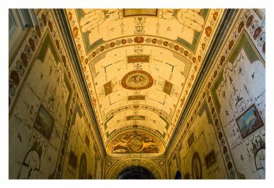 Rom: Der Vatikan - Deckengemälde im Museum