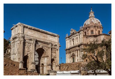 Rom: Geocaching bei den alten Römern: Forum Romanum - Bogen des Septimus Severus