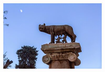 Rom: Geocaching bei den alten Römern: Romolus und Remus Säule