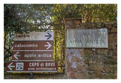 Rom: Geocaching bei den alten Römern: Via Appia Antica - Wegweiser