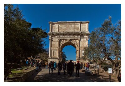 Rom: Geocaching bei den alten Römern: Forum Romanum - Titus-Bogen