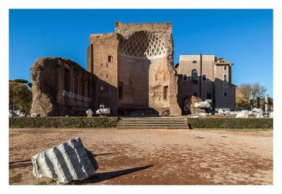 Rom: Geocaching bei den alten Römern: Forum Romanum -Tempel von Venus und Roma
