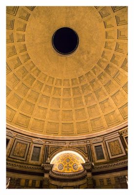 Rom: Geocaching über Silvester - Pantheon - Loch in der Kuppel